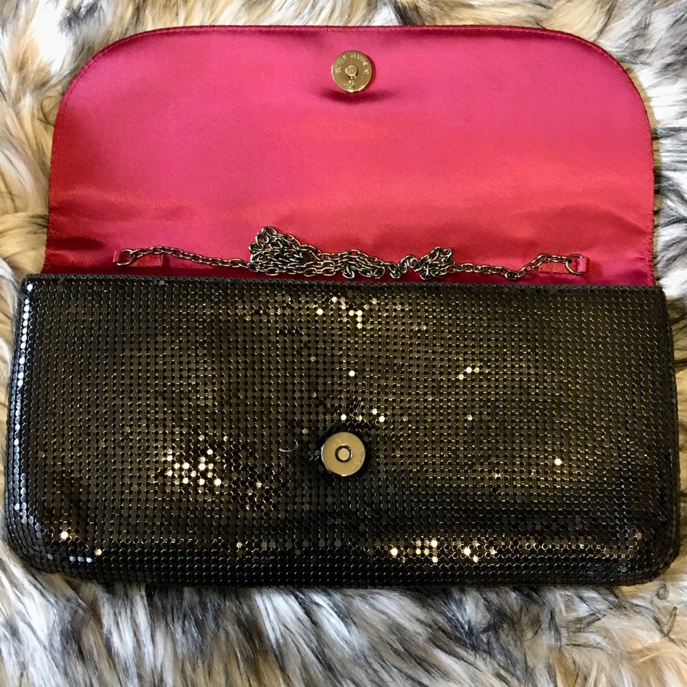 BCBGMAXAZRIA Metal Mesh Bag with Chain Purse